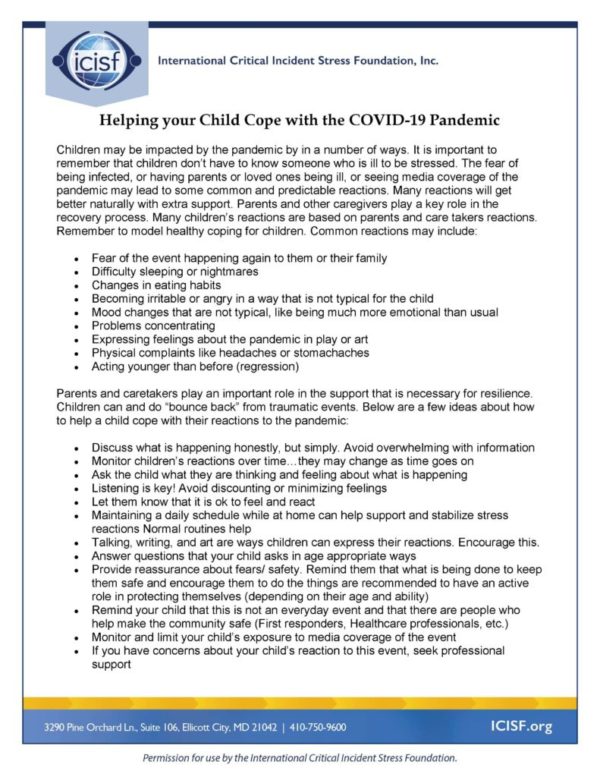 Children Stress & COVID