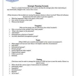 Strategic Planning Formula