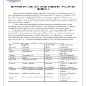 CIS Information Sheet-Spanish