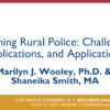 Reaching Rural Police: Challenges, Implications, and Applications - Image 2