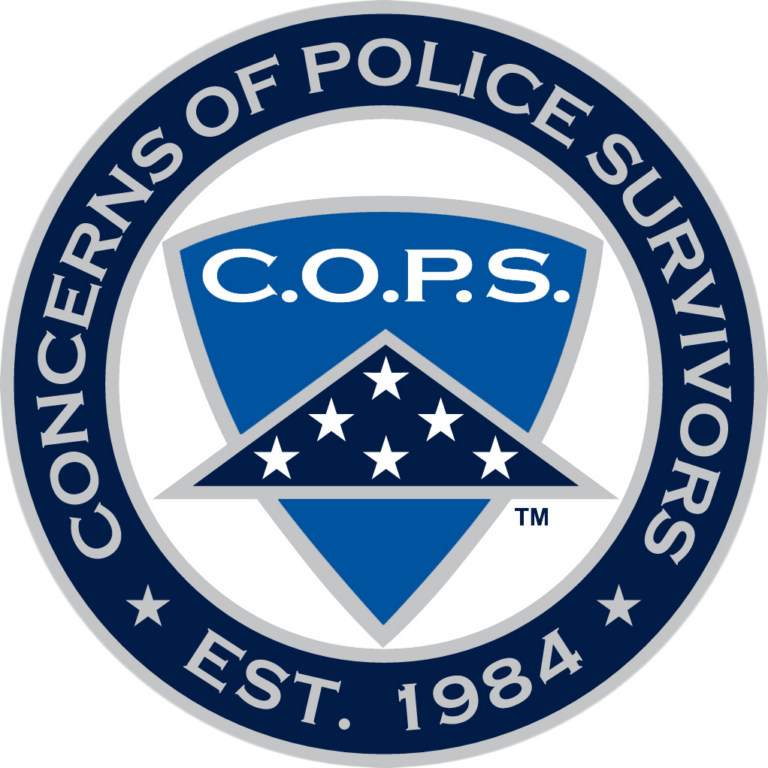 C.O.P.S. logo with stars and shield