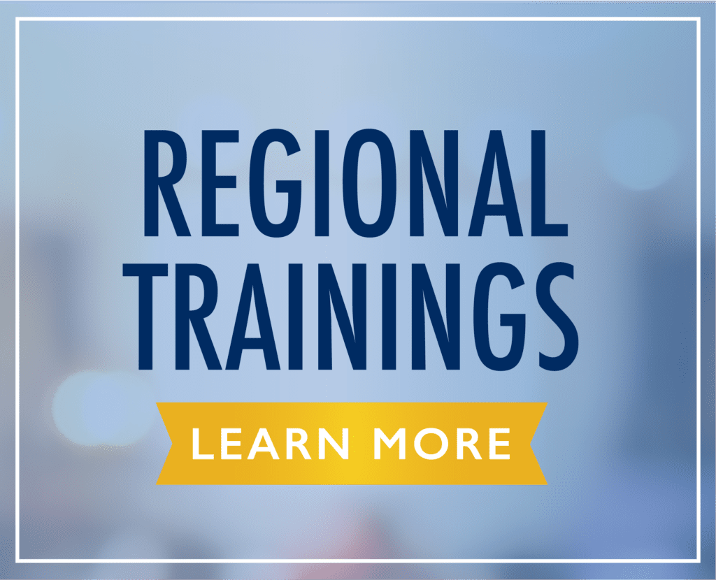 Regional trainings, learn more information.